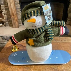 Festive Snowman Holiday Decor with Bell